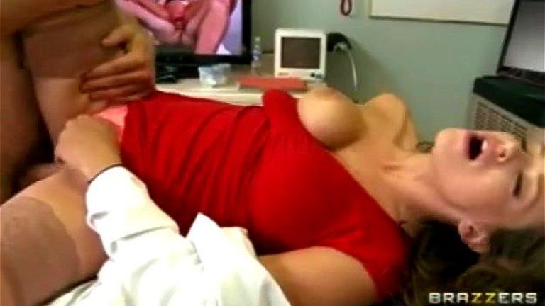 Slutty brunette doctor Carmen McCarthy fucked hard by her patient