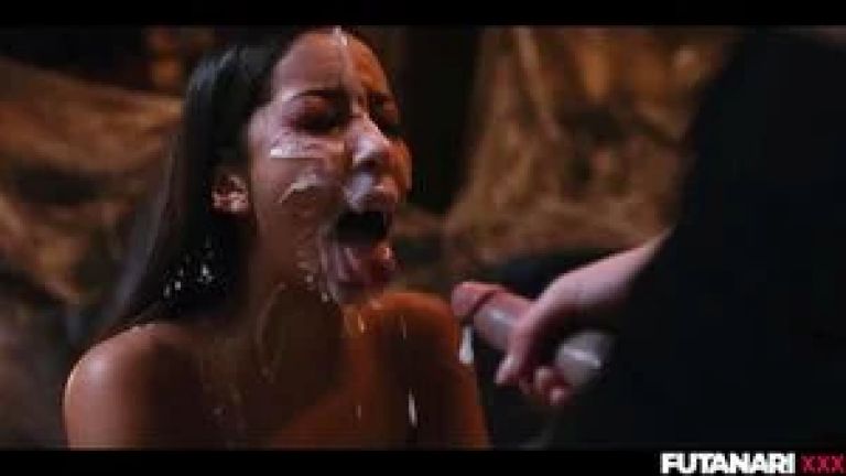 Futanari Facial Cumshot Compilation