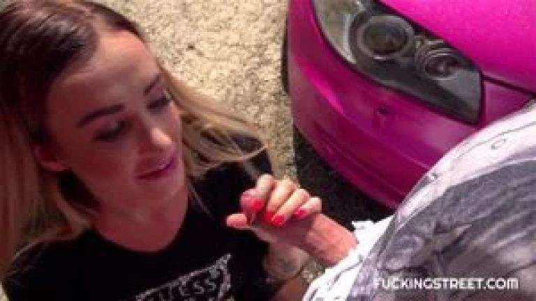 Hot blonde loves money and cocks