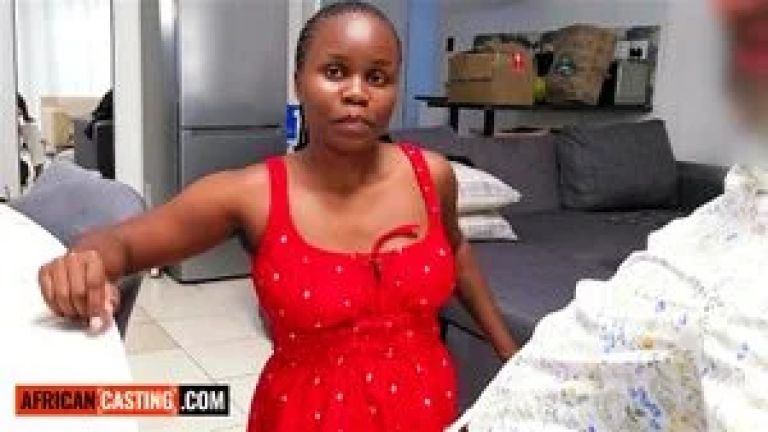 This CURVY EBONY TEEN came in for a job interview... rode my thick cock COWGIRL and moaned