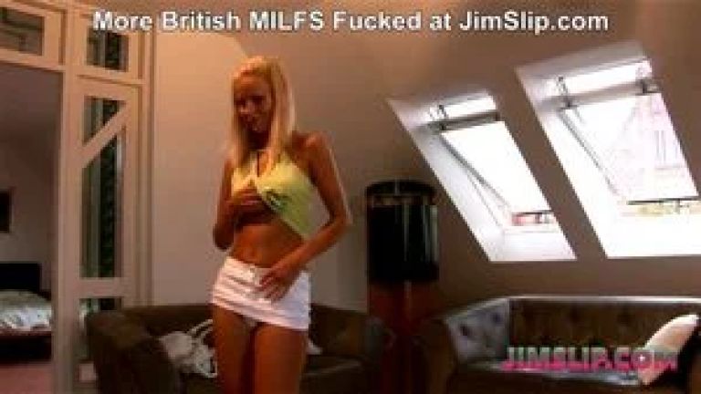 Tastes Like Candy! Cutie British Babe Smashed by Jim Slip