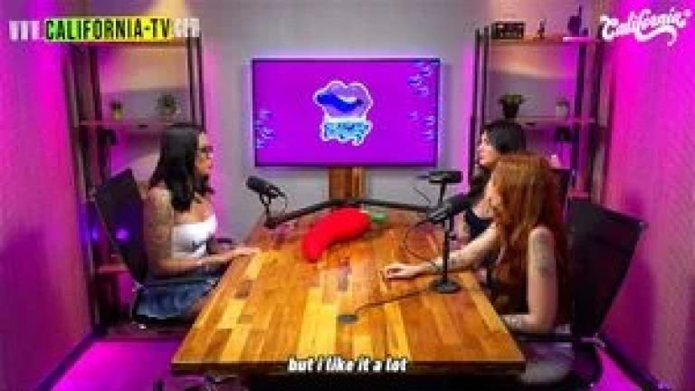 Hostesses devour the pussy of a brunette guest with big tits and a big ass