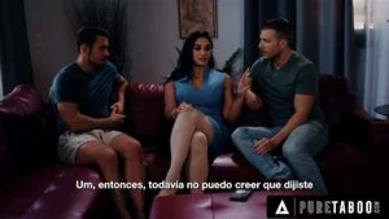 Pure Taboo Stepmom Sheena Ryder Surrenders To Stepson's DP Threesome Request - SPANISH SUBTITLES