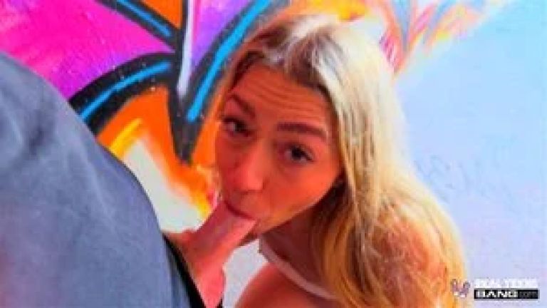 Summer Kline Swallows Cock & Gets A Doggy-Style Drilling