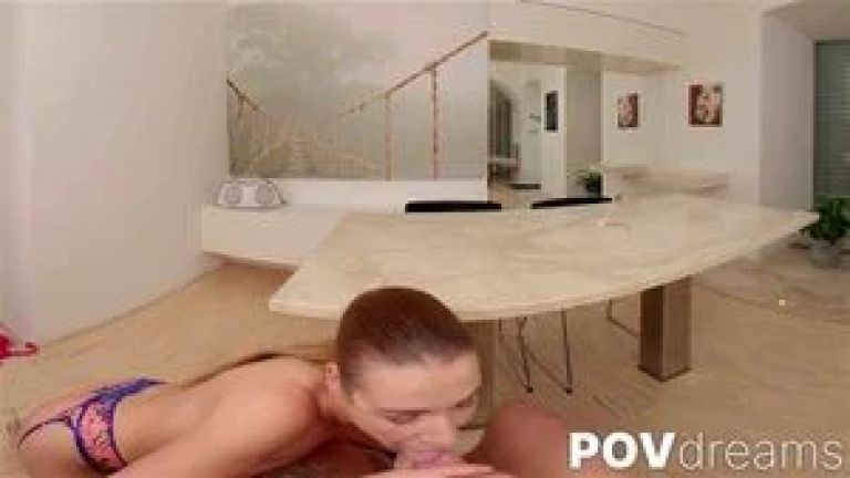 POVDREAMS Sultry Alexis Crystal Gets Fingered And Fucked In Cowgirl Position