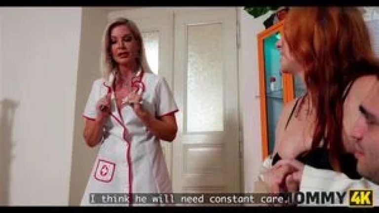 MOMMY4K. Hot MILF with Big Tits Rides Young Dick
