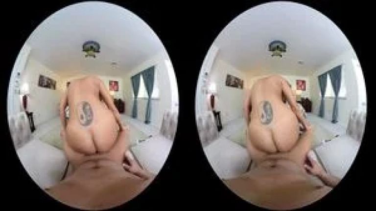 Don't Tell My Husband: Naked MILF Ava Addams Squatting, Stroking & Taking Anal in Cowgirl, Reverse Cowgirl & Doggy on Bright White Bed