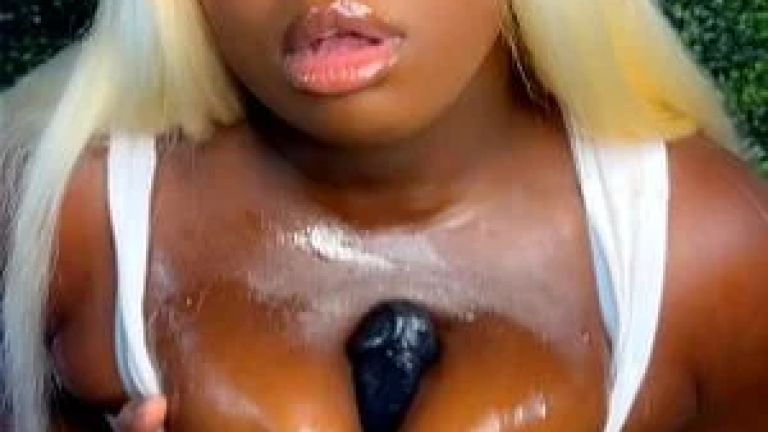 Oily Hooters Waitress Boob Job
