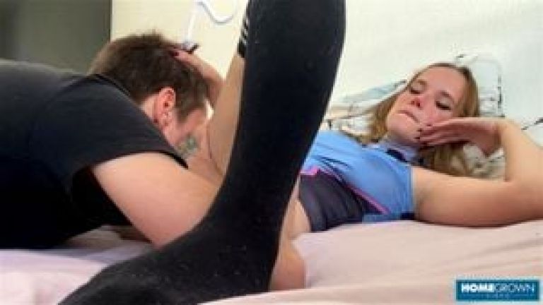 Hot Chic In Knee High Socks Takes A Big Cock In Missionary