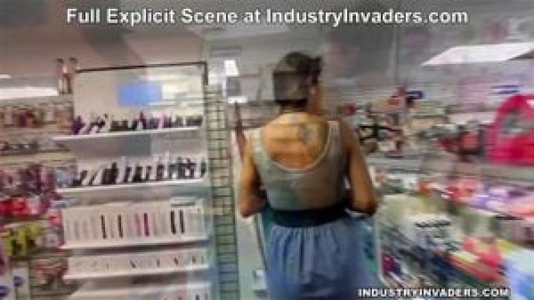 Luna Sky Masturbates In A Public Store By IndustryInvaders