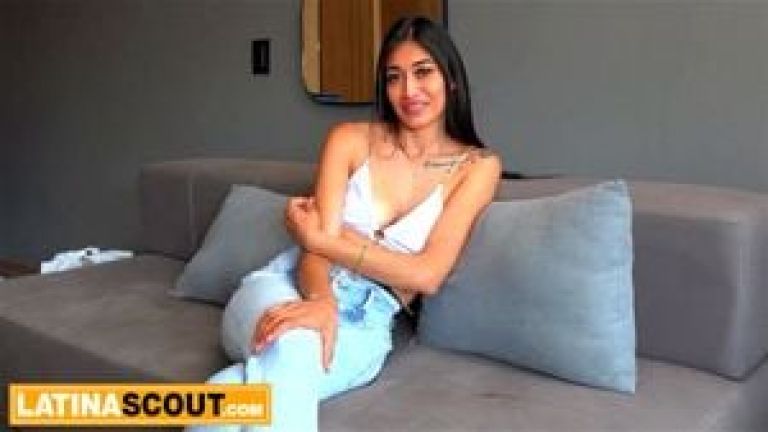 This SKINNY LATINA TEEN said Canada was worth it... so I stretched her tight PUSSY on the couch