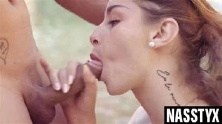 NASSTYX Lusty Babe Ambar Lapiedra Having An Outdoor Beach Fuck