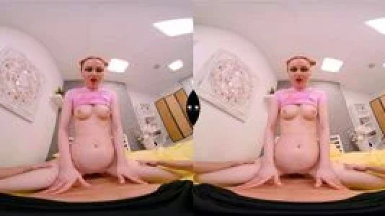 Your sexy redhead angel in pink needs to be creampied