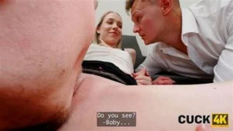 CUCK4K. Nata Gold showed how to act like a Slut in front of her Boyfriend