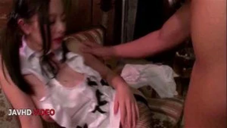 Shy Japanese Maid Anna Mihashi Gives Sensual Asian Blowjob