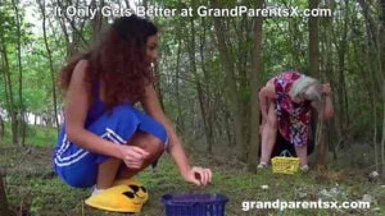 WTF are you doing? You don’t Even know How to Pick Mushrooms at GrandParentsX