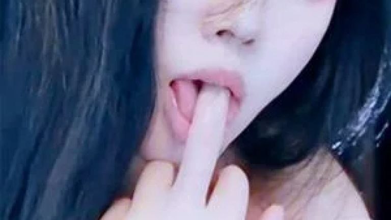 Sexy streamer in mini skirt hot dance, lip licking, oral tease, cuckold hotwife scene, JOI