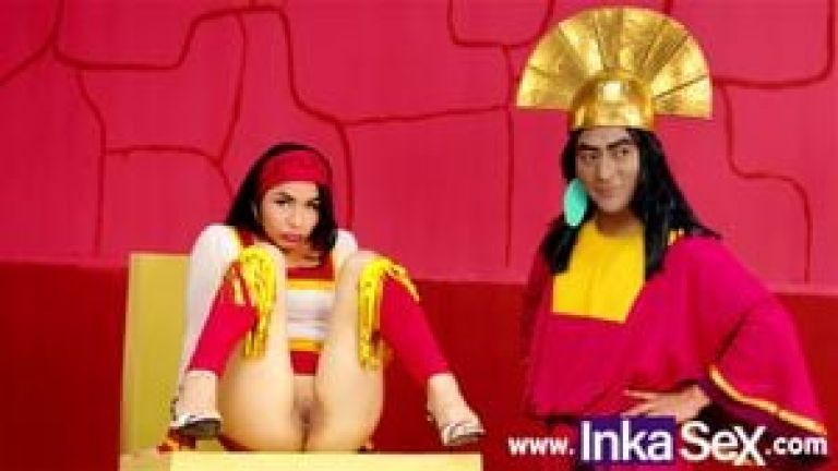 INKA SEX - PARODY: THE MADNESS OF EMPEROR KUXCO, WHO FUCKS HIS FRIEND MALINDA IN THE ASS
